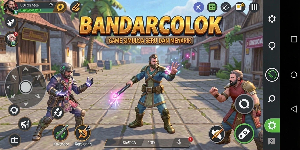 Tampilan gameplay menarik dari BANDARCOLOK yang penuh aksi.
