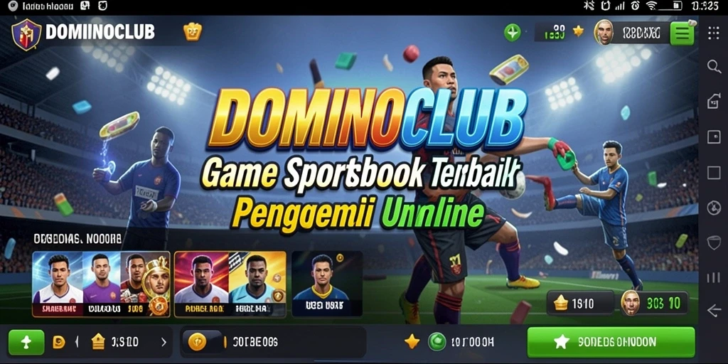 Tampilan menarik dari gameplay DOMINOCLUB dalam kategori Sportsbook.