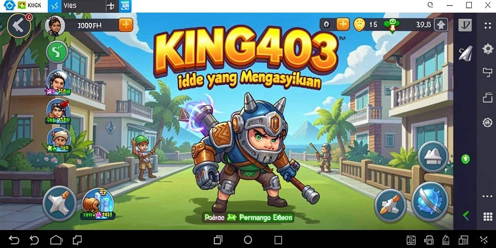 Tangkapan layar gameplay KING403 menampilkan karakter yang sedang beraksi dalam dunia Idle.