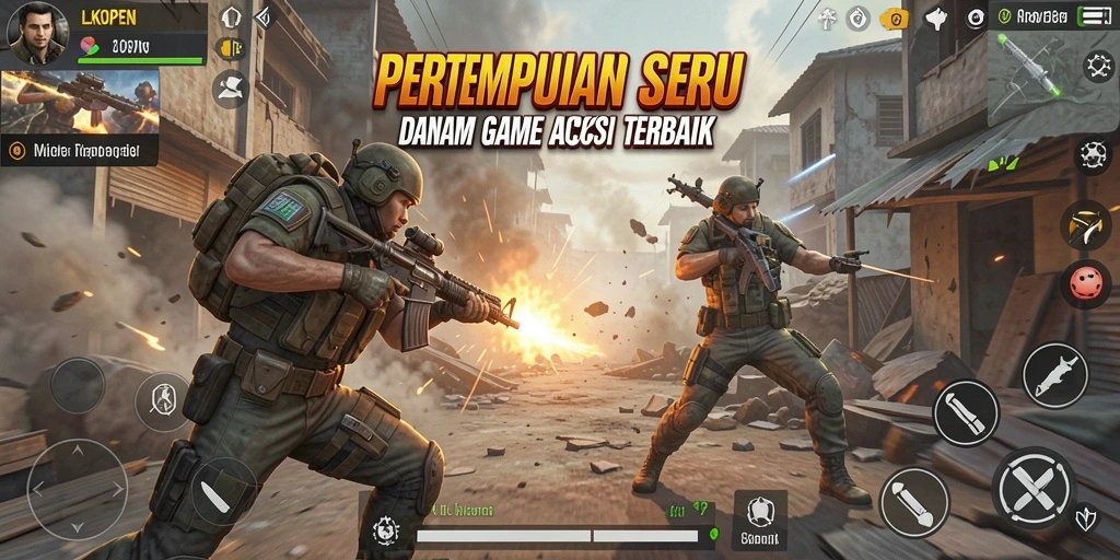 Tampilan aksi seru di LKOPEN dengan pertarungan mendebarkan.