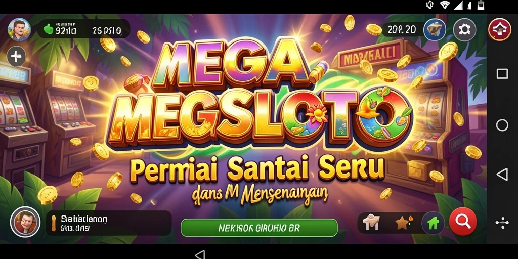 Tampilan permainan MEGASLOTO yang seru dan mengasyikkan.