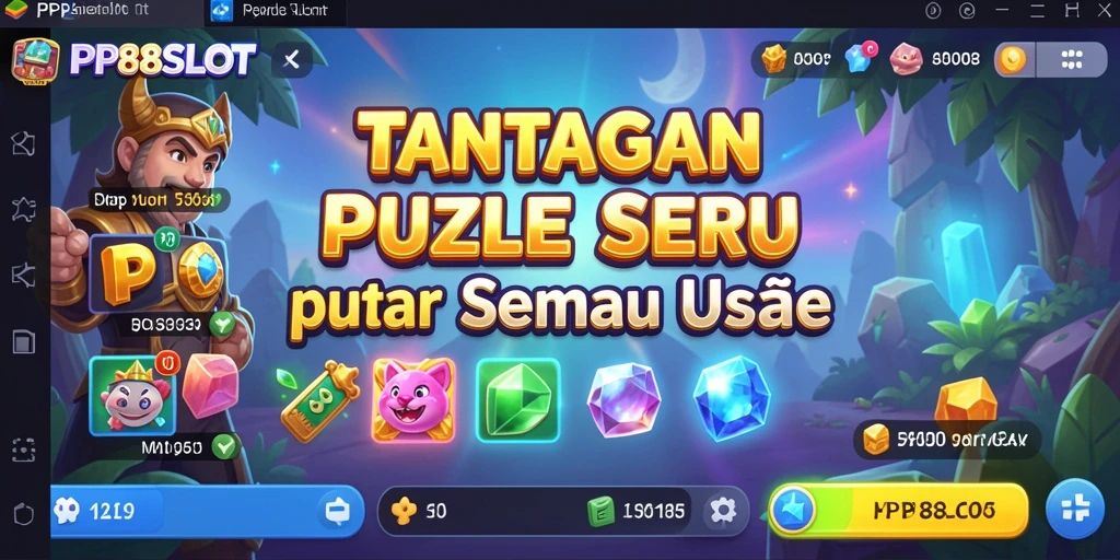 Screenshot PP88SLOT menampilkan gameplay puzzle yang menarik dan menantang.