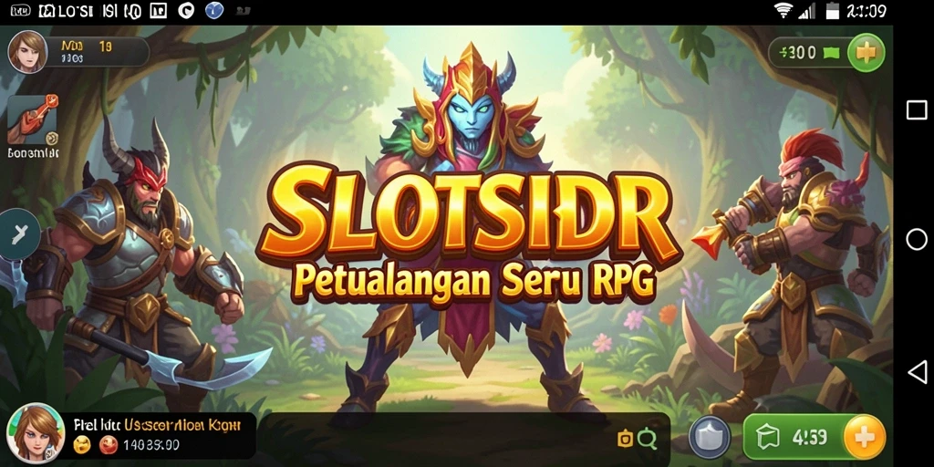 Screenshot menampilkan aksi seru dalam petualangan RPG.